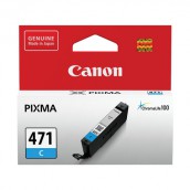 Картридж струйный CANON (CLI-471С) PIXMA MG5740/MG6840/MG7740, голубой, оригинальный, ресурс 311 стр., 0401C001