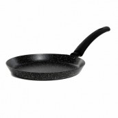 Сковорода блинная 22 см антипригарное покрытие, soft-touch ручка, SCOVO "Hi-Black", HB-039