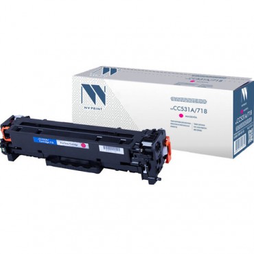 Картридж лазерный NV PRINT (NV-718M) для CANON LBP7200Cdn/MF8330Cdn/8350Cdn, пурпурный, ресурс 2900 стр., NV-CC533A/718M