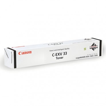 Тонер CANON (C-EXV33BK) iR2520/2520i/2525/2525i/2530/2530i, черный, ориг., 700 г, ресурс 14600 стр., 2785B002